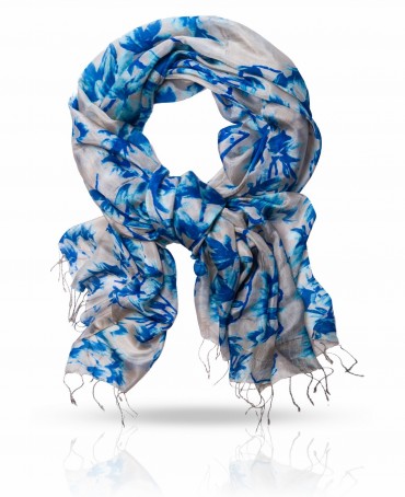 Палантин Женский S-ORCHID/BLUE